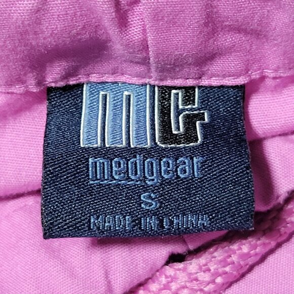 MG Medgear Scrub Pants Womens Size Small Pink Nurse Work Uniform Bottoms - Picture 3 of 4